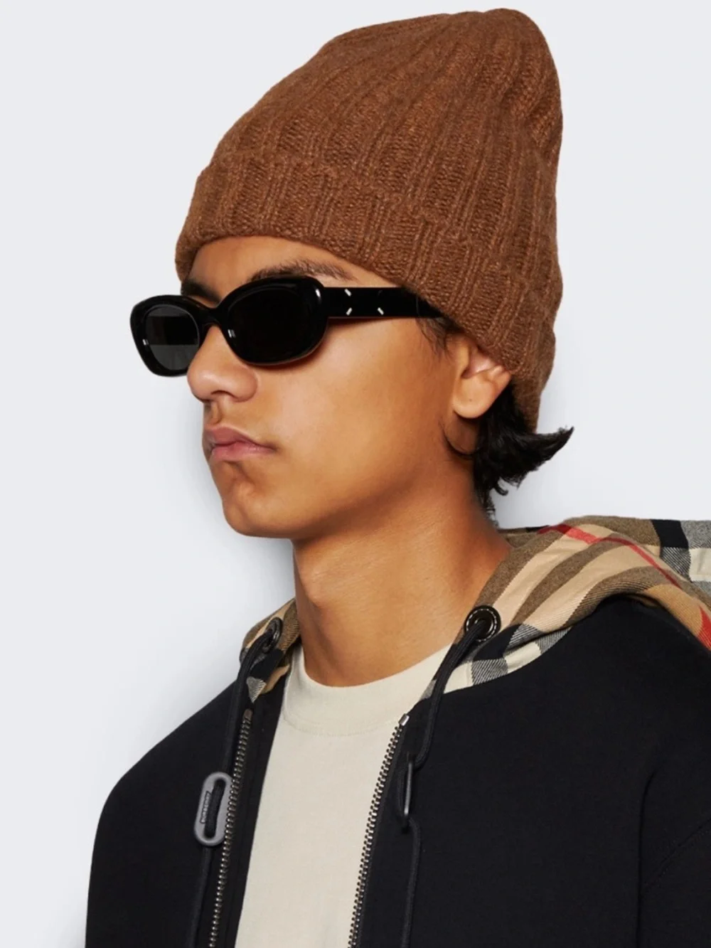 NWT THE ELDER STATESMAN RANGER BEANIE DIRTY BLONDE
